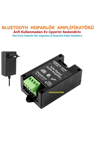 Genel Markalar Amplifikatör Bluetooth Hoparlör Amplifikatör(Tavan Hoparlör iç...