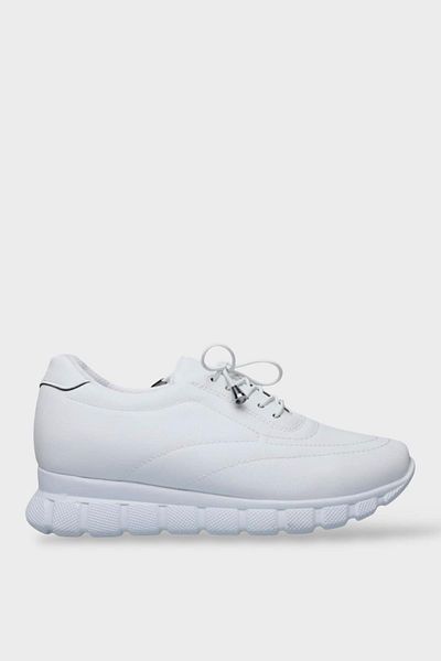 Liger Pantofi sport pentru femei - Talpă confortabilă, pantofi casual, ALB