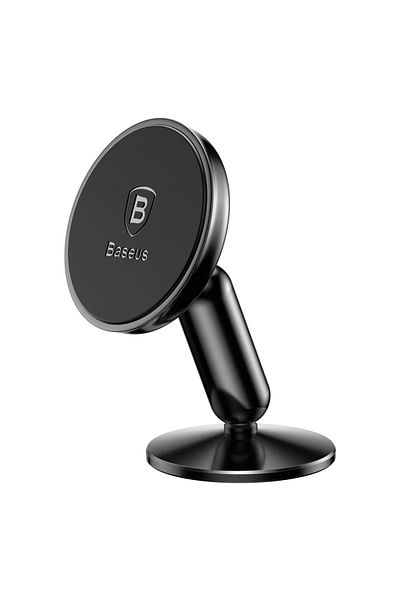 Baseus Bullet Magnetic Car Phone Holder - 360 Universal Dashboard Mount - Black