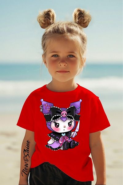New Shine In Cart 6 and Above Purchases Get 1 T-Shirt as a Gift - Printed Oversized Children's T-Shirt