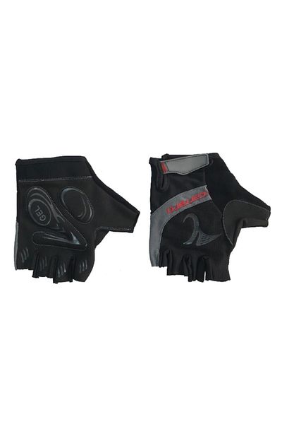 Carraro Short Finger Gloves V7 Black/Grey XL Size