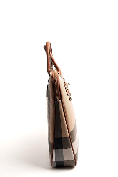 Silver Polo Silver & Polo Beige - Tan Sp1175 Women's Laptop & Briefcase