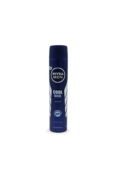 NIVEA Deo Spray 200 ml Cool Kick Men -28845 --- نيفيا بخاخ مزيل عرق للرجال كول كيك 200مل
