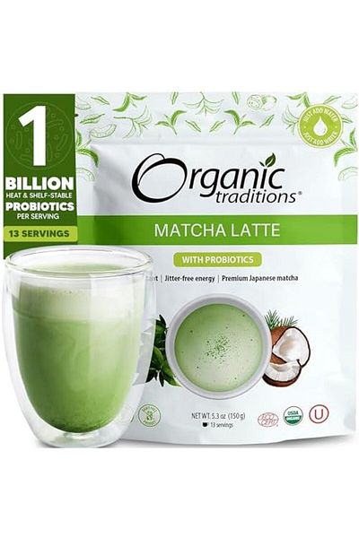 Organic Traditions Matcha Latte with Probiotics