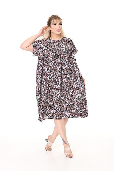 mervemoda Rochie țesută de vară de mărime mare pentru femei