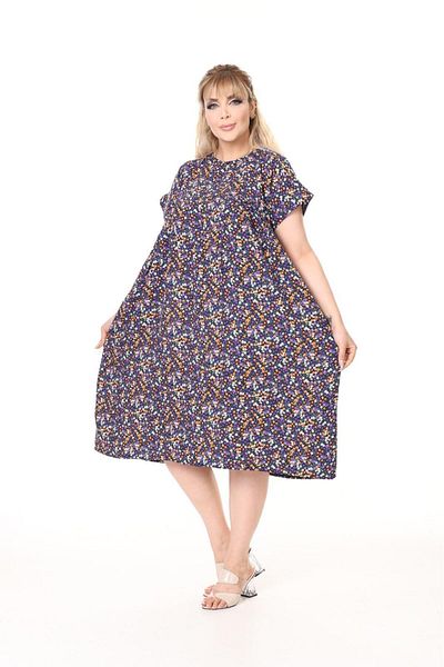 mervemoda Women's Plus Size Summer Woven Dress Tunic