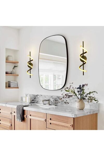 Genel Markalar PİLLİ BURGU MODEL DUVAR APLİK GÜNIŞIĞI 3000K