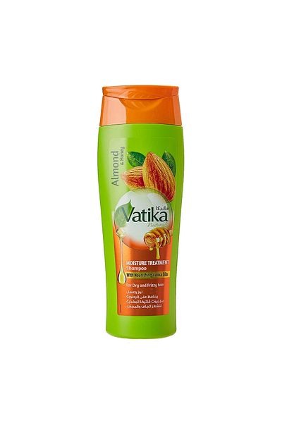 Vatika فاتيكا شامبو 400 مل يحافظ على الرطوبة باللوز والعسل