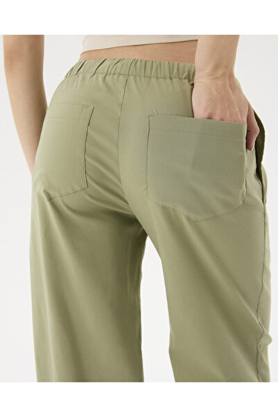 Ayma Active Matcha Waist Drawstring Casual Pants