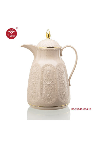 Rose Rs-132-ترمس لتر ونص قهوة بنقشة إسلامية روز (1300) مل