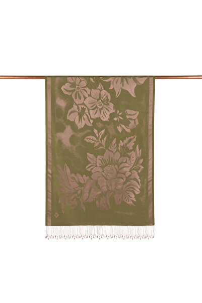 ipekevi Μεταξωτό σάλι με μοτίβο Οθωμανικού Πράσινου Νεβ Κήπου