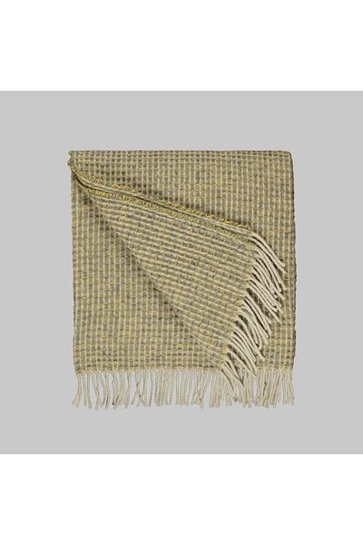 Sarev Lerna Yellow Throw, 130X180 cm