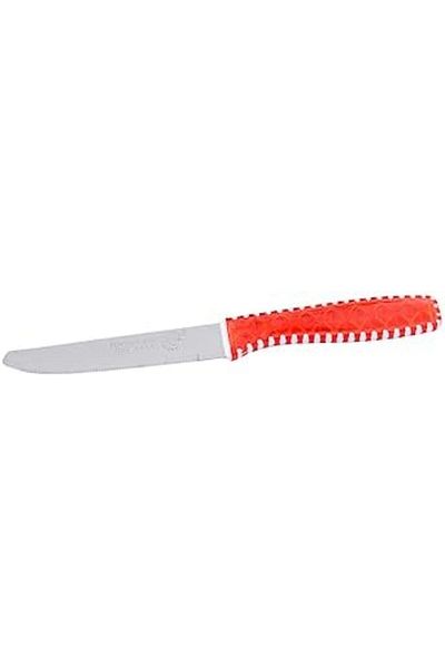 ALSAIF Luxurious Fruit Knife Set From Al Saif, Stainless Steel With 0.7mm Thickness, Red Color