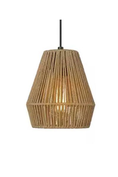 Happy Light Single Hanger Rustic Rattan Design