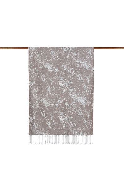 ipekevi Mink Marble Patterned Silk Shawl