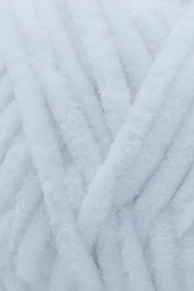 Self White Chenille Velvet Yarn Knitting Yarn