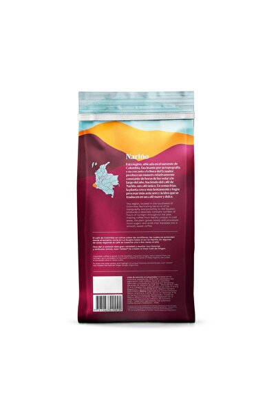 JUAN VALDEZ Nariño Çekirdek Kahve 454gr, Orta Kavrulmuş, Yumuşak Içim, Single Origin Kolombiya