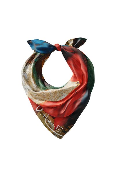 ipekevi Turtle Trainer Satin Silk Handkerchief