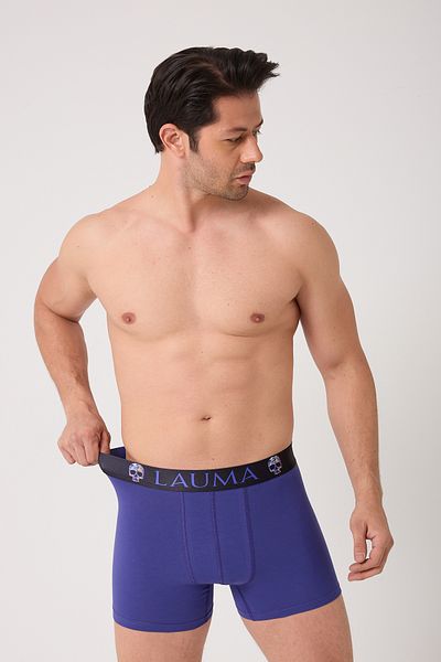 LAUMA Men's Boxer 3 Pack – Black, Cotton, Stretch, Lycra Underwear