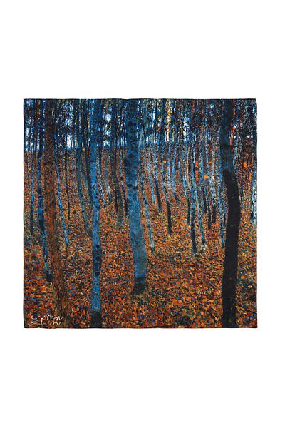 ipekevi Batista din Mătase Satină Bușten Forest
