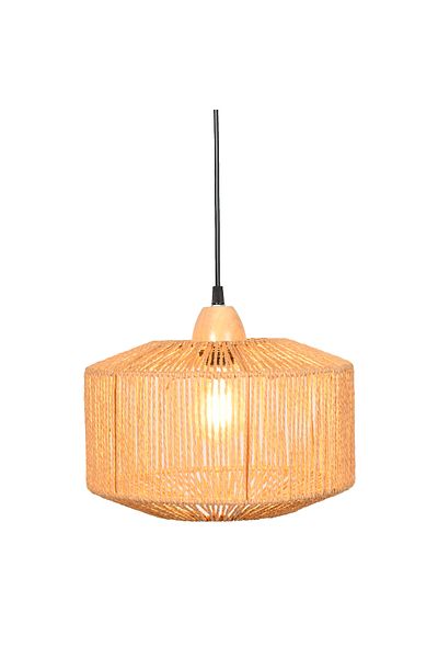 Happy Light Single Hanger Rustic Rattan Design