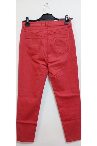 AKŞEN GİYİM Plus Size High Waist Lycra Cotton Linen Pants