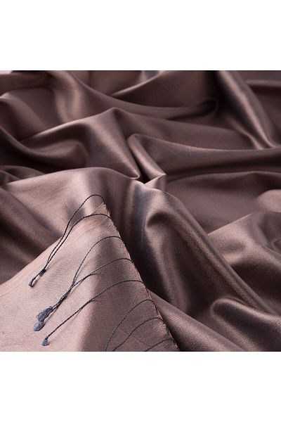 ipekevi Misty Lilac Plain Silk Shawl