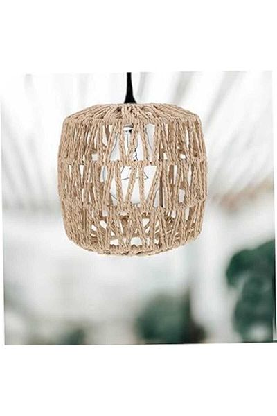 Happy Light Single Hanger Rustic Rattan Design