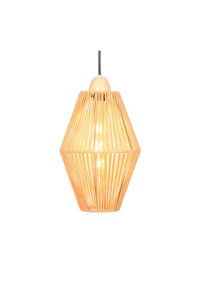 Happy Light Single Hanger Rustic Rattan Design