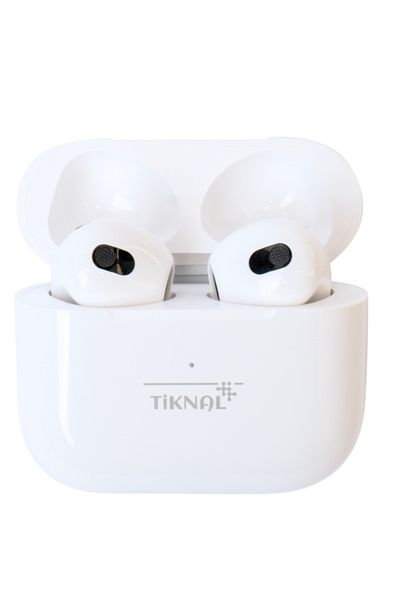 Tiknal |Earbuds 4 Crystal clear sound, battery life of up to 10H, USB-C , noise reduction | White