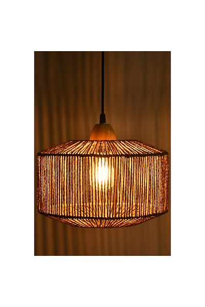 Happy Light Single Hanger Rustic Rattan Design