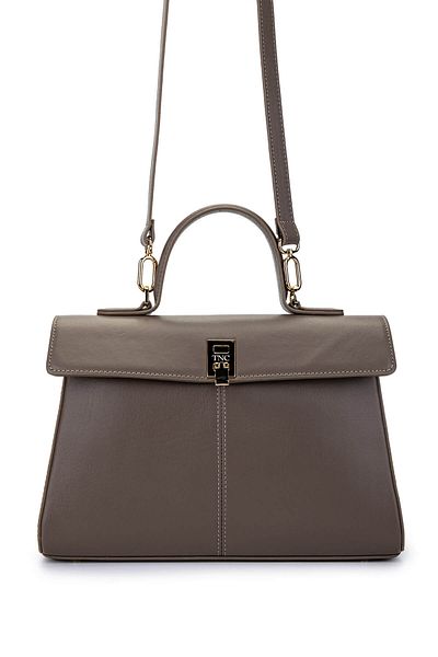 Tamer Tanca Women's Genuine Leather Mink Handbag