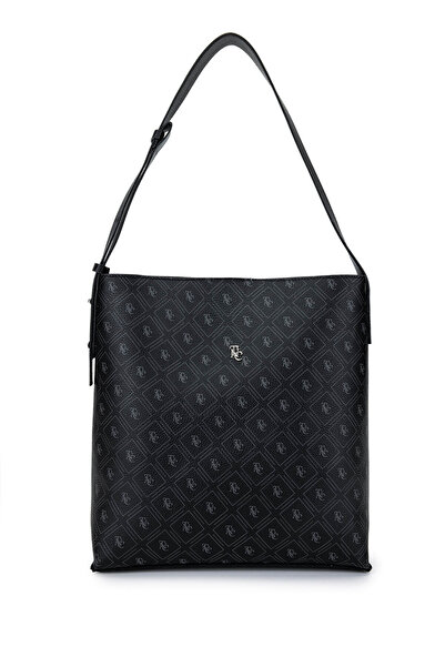 Tamer Tanca Kadın Vegan Siyah Omuz Çanta