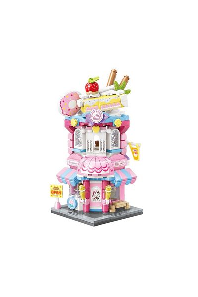 keeppley City Corner K28027 Candied Milföy Store Building Blocks Toy Set