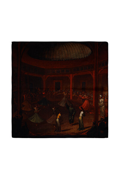 ipekevi Șervețele din mătase satinată Sema Yapan Dervishes