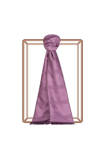 ipekevi Fig Purple Mono Shutter Silk Shawl