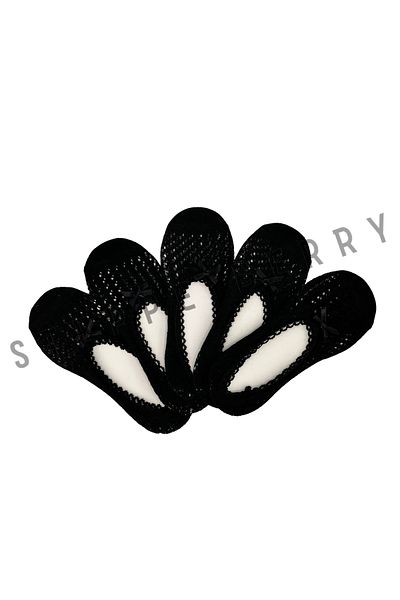 STEPPE BERRY 5 чифта дантелени балерини с мрежеста материя