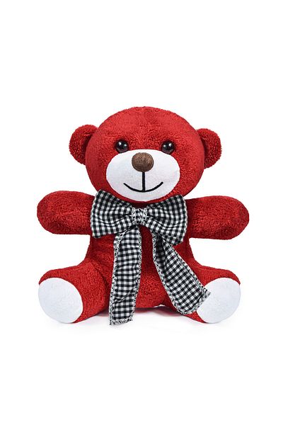 Özgüner Oyuncak Özgüner Sitting Plush Teddy Bear with Bow Tie: Your Sweetest Gift Option! (100% Local)