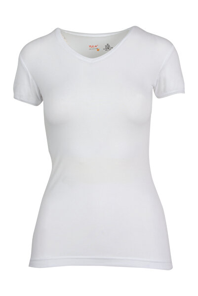 Looksense Bsm Women's Modal V Neck Short Sleeve Body 46543