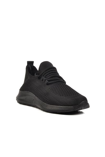WALKWAY Tricotaje negre Pantofi sport ușori unisex Pına 101 G