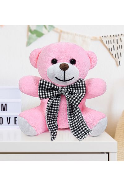 Özgüner Oyuncak Özgüner Sitting Plush Teddy Bear with Bow Tie: Your Sweetest Gift Option! (100% Local)