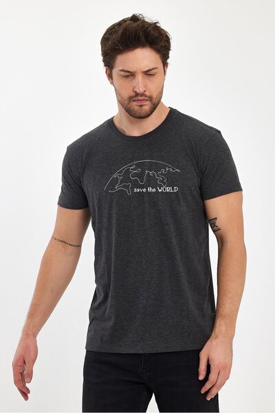 yakamor Tricou cu decolteu Combact Zero cu imprimeu pentru bărbați