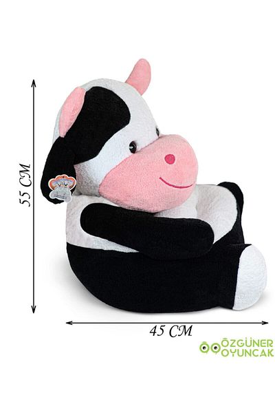 Özgüner Oyuncak Cow Plush Baby Child Seat (100% Domestic)