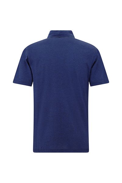 Abdullah Kiğılı Regular Fit Patterned Embroidered Mercerized Cotton Polo Collar T-Shirt