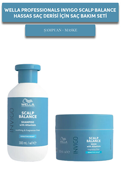 Wella Professionals Invigo Scalp Balance Hassas Saç Derisi İçin Saç Bakım Seti