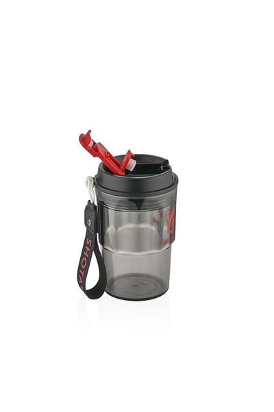 Shotay 470Ml-Black Classy Tritan Cup Flask