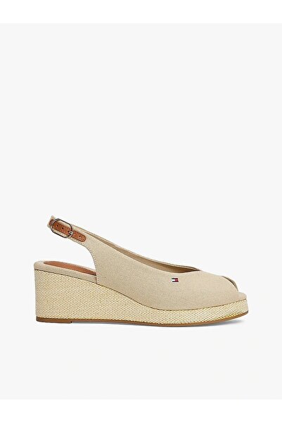 Tommy Hilfiger FLAG MID WEDGE ESPAD SLINGBACK Kadın Sandalet FW0FW08595ACC