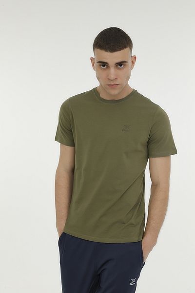 Kinetix M-sn220 Bsc C T-shirt 3fx Khaki Ανδρικό κοντομάνικο T-shirt