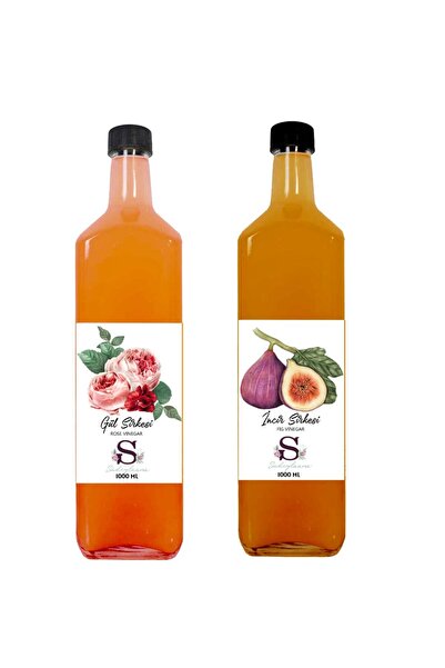 Süheylaana Doğal Gül Sirkesi 1000 Ml - Doğal İncir Sirkesi 1000 Ml