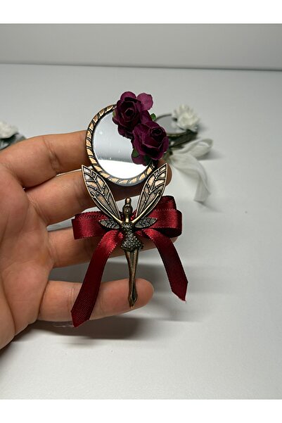 MydesignsK G Melek Ayna Magnet Söz Nişan Nikah Hediyesi Hatırası 10 Adet